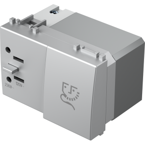 Контакт за самобръсначка 3M, цвят Сребро мат, Modul TEM