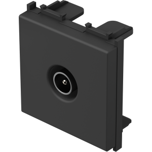 Розетка TV индивидуална 0db 2M, цвят Черен мат, Modul TEM