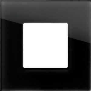 Рамка 2M, цвят Черно стъкло, Modul Edge TEM