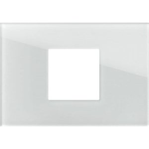 Рамка 2/3M, цвят Бяло стъкло, Modul Edge TEM