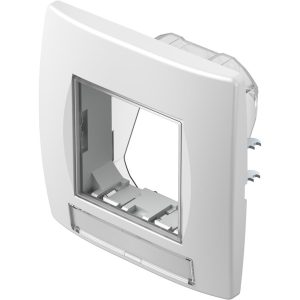 Рамка 2M IP44 за контакти, цвят Бял мат, Modul TEM