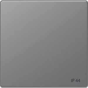 Лицев панел за ключ/бутон IP44 цвят Неръждаема стомана System Design Merten SE
