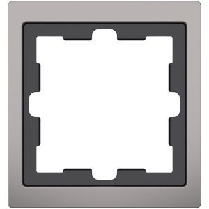 Рамка 1х цвят Никел System Design Merten SE