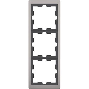 Рамка 3х цвят Никел System Design Merten SE