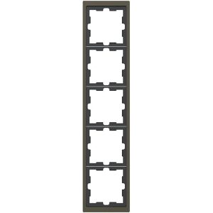 Рамка 5х цвят Мока System Design Merten SE