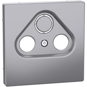 Лицев панел за TV+SAT цвят Неръждаема стомана System Design Merten SE