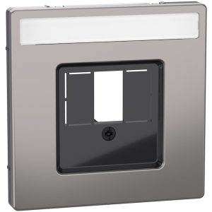 Лицев панел за розетки - HDMI VGA USB и тонколони (единични и двойни) цвят Никел System Design Merten SE