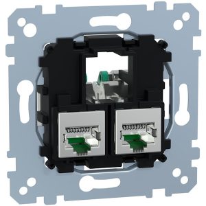 Компютърна розетка 2XRJ45 cat.6A STP Merten SE