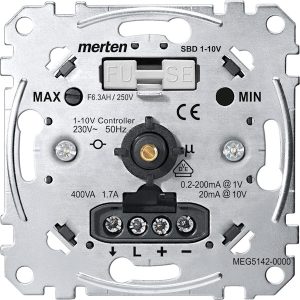 Димер ротативен 1-10V 20-400VA механизъм Merten SE