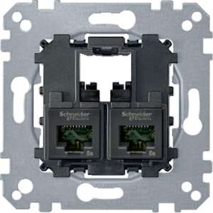 Компютърна розетка 2XRJ45 cat.6 UTP Merten SE