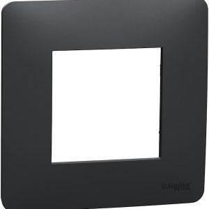 Лицева рамка 1х цвят Антрацит Unica Studio SE
