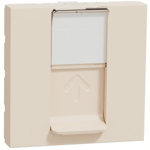 Розетка RJ45 UTP cat.5e S-One 2 мод. цвят Крем Unica SE