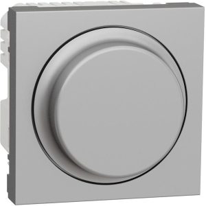 Димер ротативен R=5-200W C=5-150VA LED=5-100W 2 мод. цвят Алуминий Unica SE