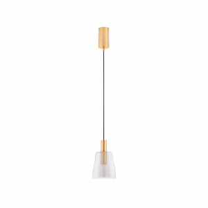 Осветително тяло IMATIA-9236391 Злато/Опушено стъкло NOVA LUCE