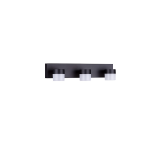 Аплик за баня TEKO-9701623 Черен алуминий IP44 NOVA LUCE