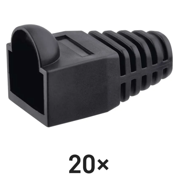 Маншон за куплунг RJ45 черен (пакет 20 бр.) EMOS