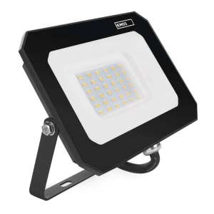 Прожектор LED 30W 4000K 3000lm 120° x 120° 25000h IP65 черен SIMPO EMOS