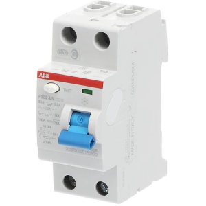 ДТЗ 2P 63A 300mА серия F202 тип F ABB