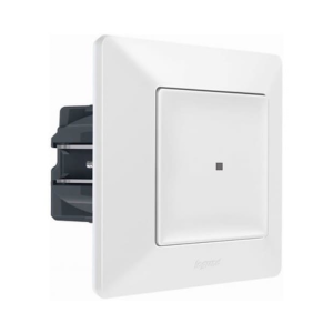 Ключ/димер Smart ЖИЧЕН изисква неутрала Valena Life Бял с рамка Legrand с Netatmo