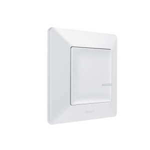 Свързан ключ БЕЗжичен Smart Valena Life Бял с рамка Legrand с Netatmo