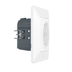 Контакт шуко 16A Smart Valena Life Бял с рамка Legrand с Netatmo