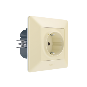 Контакт шуко 16A Smart Valena Life Крем с рамка Legrand с Netatmo