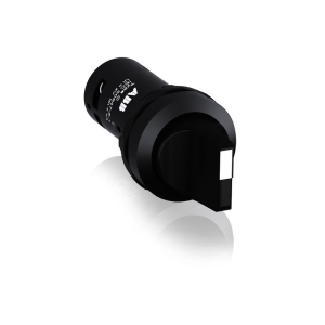 Превключвател черен C3SS1-10B 1-0-2 2NO пластмасов ринг Ø22mm Compact АВВ