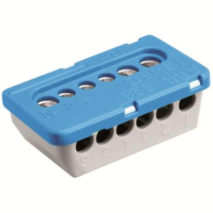 Клема изолирана СИНЯ 3x16mm²+3x6mm² 63A АВВ