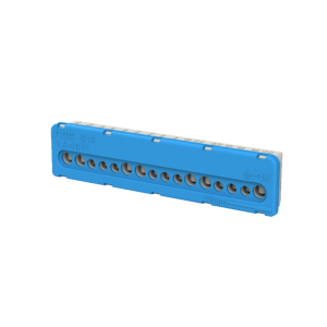 Клема изолирана СИНЯ 7x16mm²+9x6mm² 63A АВВ