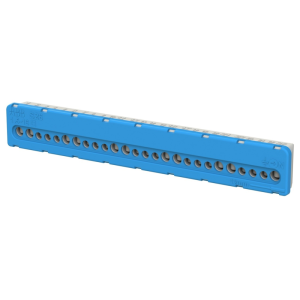 Клема изолирана СИНЯ 11x16mm²+15x6mm² 100A АВВ