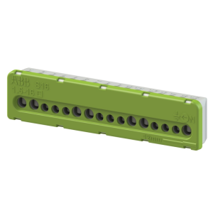 Клема изолирана ЗЕЛЕНА 7x16mm²+9x6mm² 63A АВВ