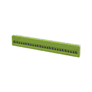 Клема изолирана ЗЕЛЕНА 11x16mm²+15x6mm² 100A АВВ