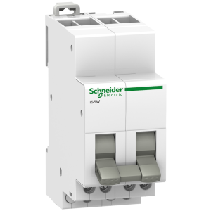 Ум шалтер I-0-II DIN монтаж Acti 9 iSSW 20A 2P 250V 2 мод. SE
