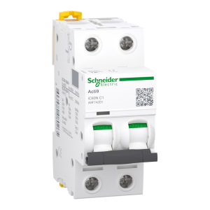 Автоматичен прекъсвач Acti 9 iC60N 2P 1A крива C 6kA SE