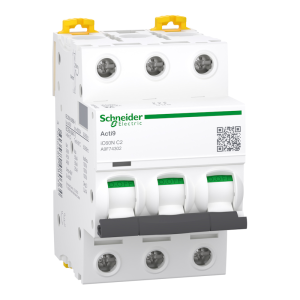 Автоматичен прекъсвач Acti 9 iC60N 3P 2A крива C 6kA SE