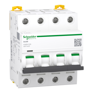 Автоматичен прекъсвач Acti 9 iC60N 4P 25A крива C 6kA SE