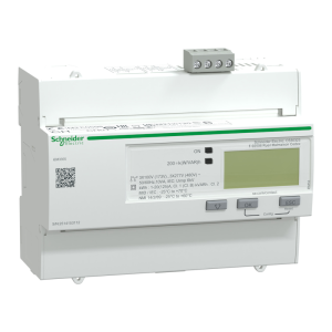 Трифазен електромер за ДИРЕКТНО мерене на ел. енергия Acti 9 iEM, Modbus, до 4 тарифи, за DIN монтаж 7 мод, 125A, MID SE