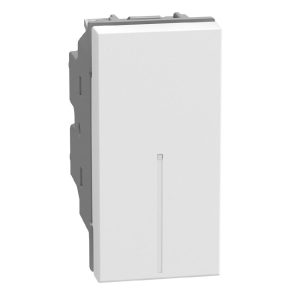 Девиаторен ключ 1 модул аксиален цвят Бял Light Now Bticino