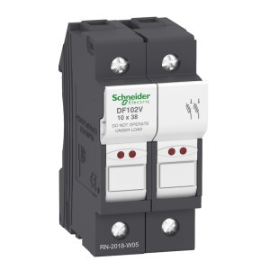 Разединител стопяем предпазител TeSys DF 2P 32A 10X38 mm с индикация SE