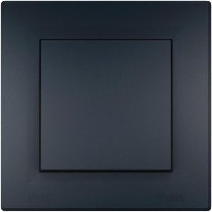 Еднополюсен ключ IP44 моноблок цвят Антрацит Asfora SE