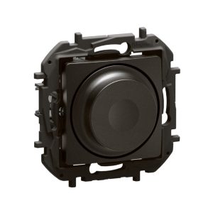 Ротационен димер Niloe NEW 300 W - 2-проводен черен Legrand