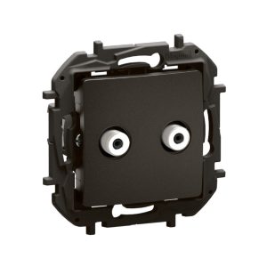 TV розетка F-F конектор Niloe NEW преходна черен Legrand
