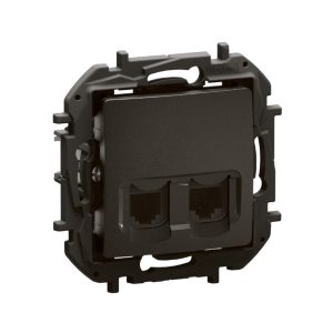 Телефонна розетка RJ11+RJ45 Niloe NEW cat.6 UTP черен Legrand