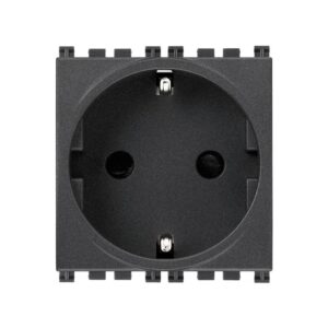 Контакт SICURY немски стандарт 2P+E 16A Сив VIMAR ARKE