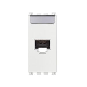 RJ45 Cat6 Netsafe FTP Интернет розетка 1М бял VIMAR ARKE