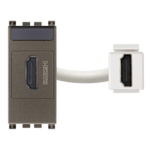 HDMI розетка с кабел метал VIMAR ARKE