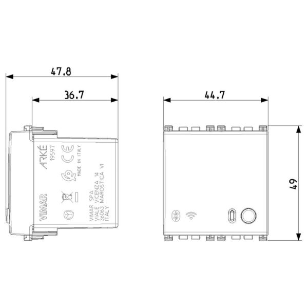 IoT Gateway 2M бял VIMAR ARKE