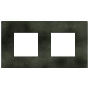 Рамка 2+2 модул цвят Зелен меланж (Dark Green) Light Now Bticino
