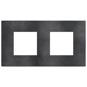 Рамка 2+2 модул цвят Сив меланж (Dark Grey) Light Now Bticino