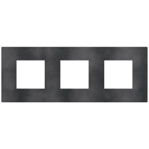 Рамка 2+2+2 модул цвят Сив меланж (Dark Grey) Light Now Bticino